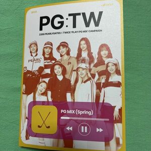 100）TWICE ★ PEARLYGATES 2023 GOLF カタログ 韓国 ナヨン ジョンヨン モモ サナ ジヒョ ミナ ダヒョン チェヨン ツウィ