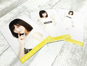 乃木坂46 山下美月 生写真 2017 袖リボン June 3種 コンプ 検) 限定 会場 web 9th 衣装 スペシャル Tシャツ ホワイト ワンピース