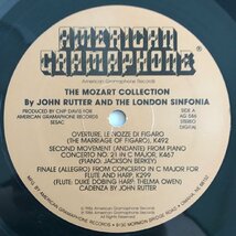 LP/ ジョン・ラター、ロンドン交響楽団 / THE MOZART COLLECTION / US盤 ライナー AMERICAN GRAMAPHONE AG-586 30406_画像4