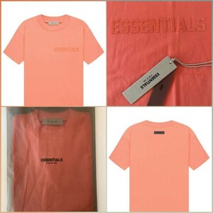 ESSENTIALS SS TEE CORAL