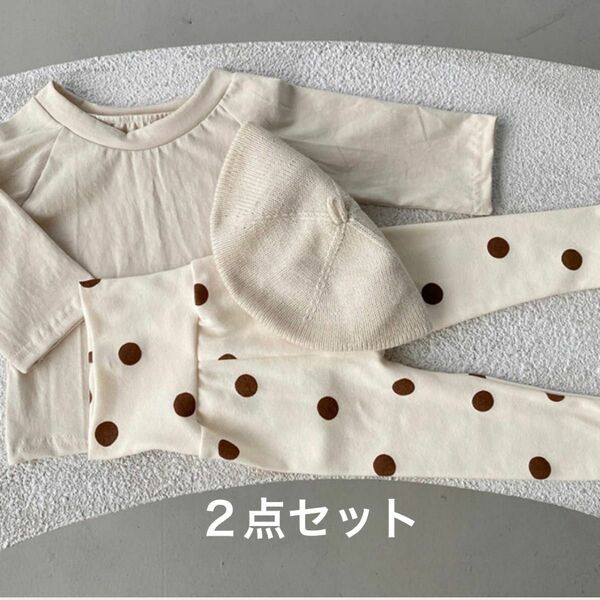 新品　韓国子ども服　上下セット　２点セット　レギンス　トップス　ボトムス