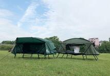 超人気 テント 防雨 オフグラウンドテント 高品質/ 湿り防止　屋外キャンプ 二重 キャンプテント ビーチ釣りテント_画像6