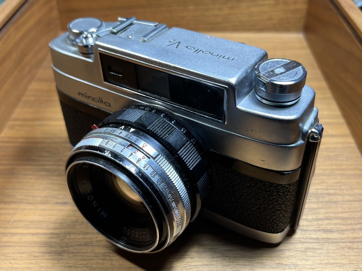 実写作例あり MINOLTA ミノルタ V2 レンジファインダー フィルムカメラ