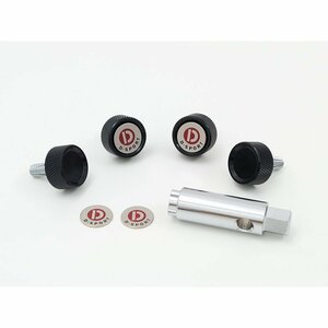 D-SPORT all-purpose number plate lock bolt TYPE3( color * black )