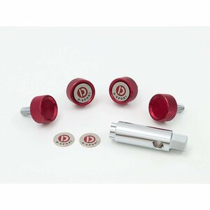 D-SPORT all-purpose number plate lock bolt TYPE3( color * red )