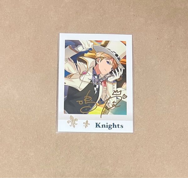 あんさんぶるスターズ あんスタ ぱしゃこれ 箔押し 鳴上嵐 Knights