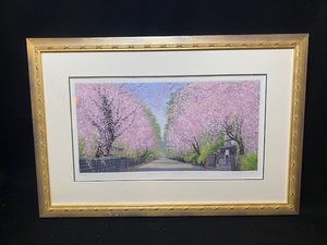 Carol Collette キャロル・コレット 銅版画 『Spring Story -SAKURA-』 エディション：22/450 エッチング 手彩