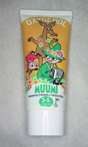 新品　ムーミン MOOMIN キシリトール配合　歯磨き粉　 フィンランド OXYGENOL社　フィンランド購入 北欧フィンランド　未使用品