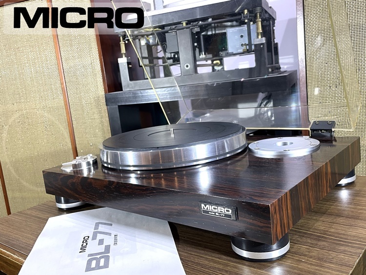 返品?交換対象商品】 Micro 49290円 BL-77 レコードプレーヤー トーン