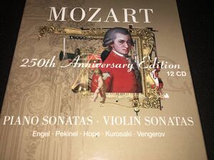 廃盤12CD モーツァルト ピアノ ヴァイオリン ソナタ 全集 エンゲル ヴェンゲーロフ ホープ ペキネル Mozart Complete Piano Violin Sonatas