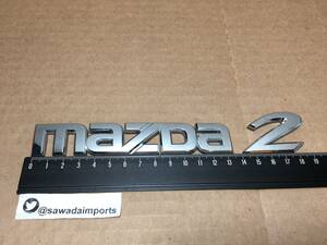  American Mazda Demio DE series original MAZDA 2 MAZDA2 rear emblem USDM North America specification domestic sending free 