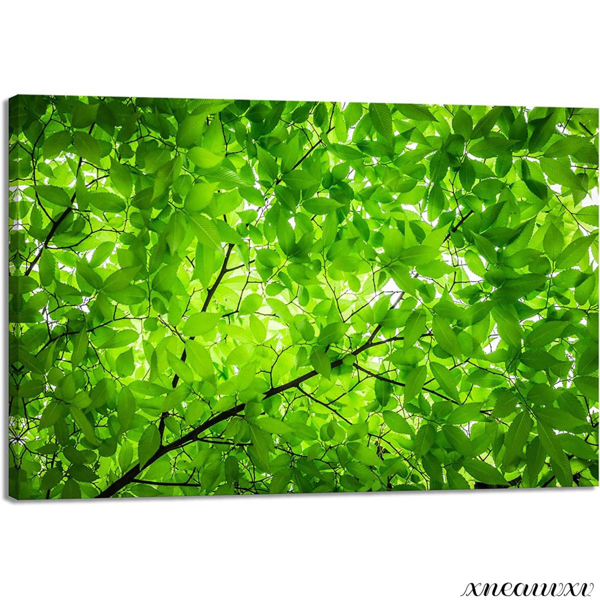 Colorful art panel, nature, green leaves, interior, wall hanging, room decoration, decoration, canvas, painting, stylish, art, appreciation, redecoration, interior, living room, Artwork, Painting, graphic