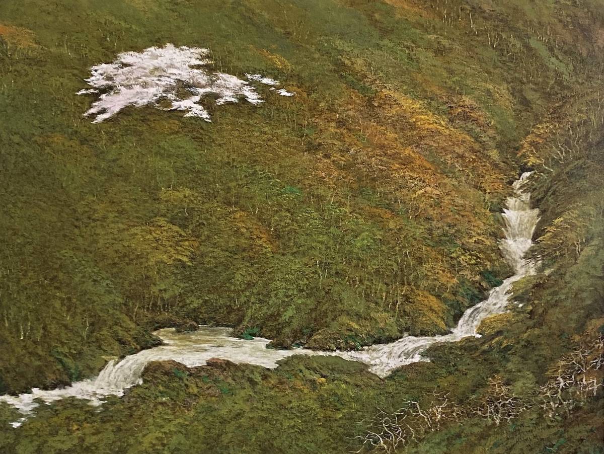 شيجيو إيواساوا, [وادي الربيع], من كتاب فني مؤطر نادر, العلامة التجارية الجديدة مع الإطار, بحالة جيدة, وشملت البريدية, تلوين, اللوحة اليابانية, آحرون