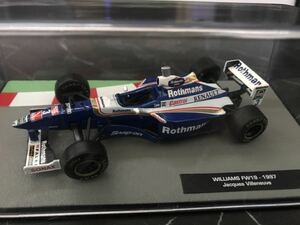 ウィリアムズ　FW19 ジャック　ヴィルヌーブ　ロスマンズ仕様　1997年　1/43 Deagostini F1マシンコレクション　デアゴスティーニ