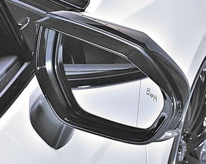 [M's]210 Corolla sport / sedan / touring (2018-) LANBO door mirror frame Wing ( piano black ) custom WD102730-PBK