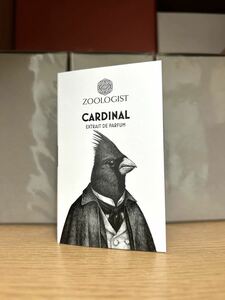 《送料無料》ズーロジスト カーディナル エキストレドパルファム 2ml サンプル ※未使用※ #zoologist CARDINAL