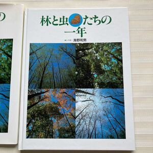 ∬林と虫たちの一年（絵本図鑑シリーズ　４） 海野和男／文・写真　《小学生からおとなまで》　昆虫名　さくいん付き