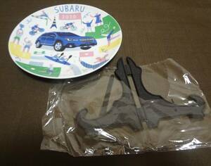 ●非売品　SUBARU スバル　2020年　陶器イヤープレート　皿立て付き●