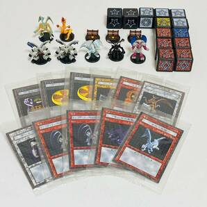 【現状品】KONAMI コナミ 遊戯王 ダンジョンダイスモンスターズ カード ダイス セット 青眼の白龍 真紅眼の黒竜 デーモンの召喚 etc.の画像1