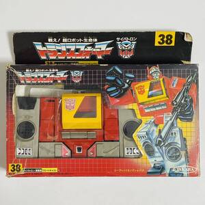 【中古品】TAKARA タカラ 戦え！超ロボット生命体 トランスフォーマー 38 サイバトロン 通信員 ブロードキャスト ロボット フィギュア