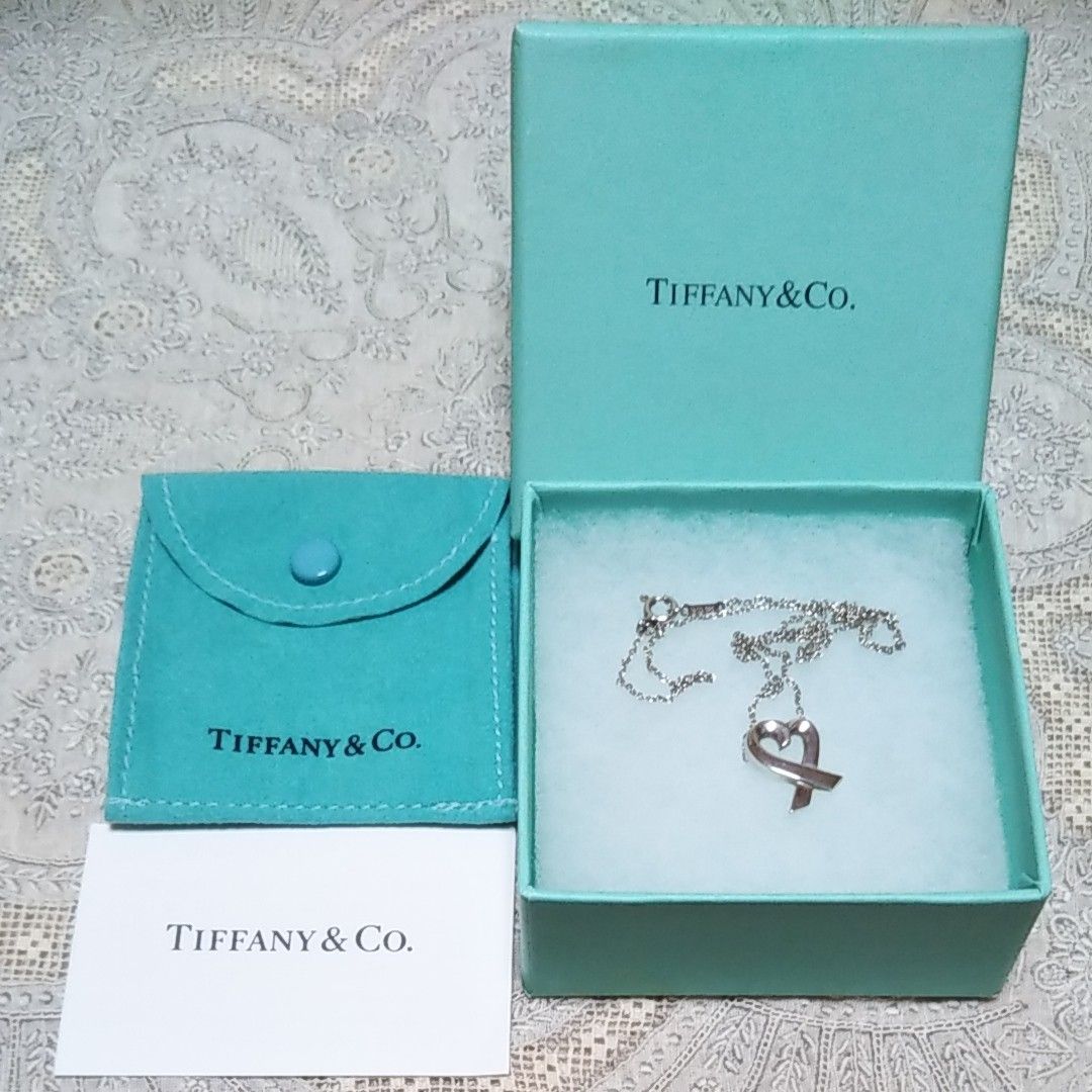 Tiffany＆co ティファニー フルハート モチーフ スネークチェーン 