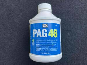 カーエアコン用 R-134a PAG46 オイル 236ml 新品 1本 MADE IN USA コンプレッサーオイル 粘度指数 PAG46