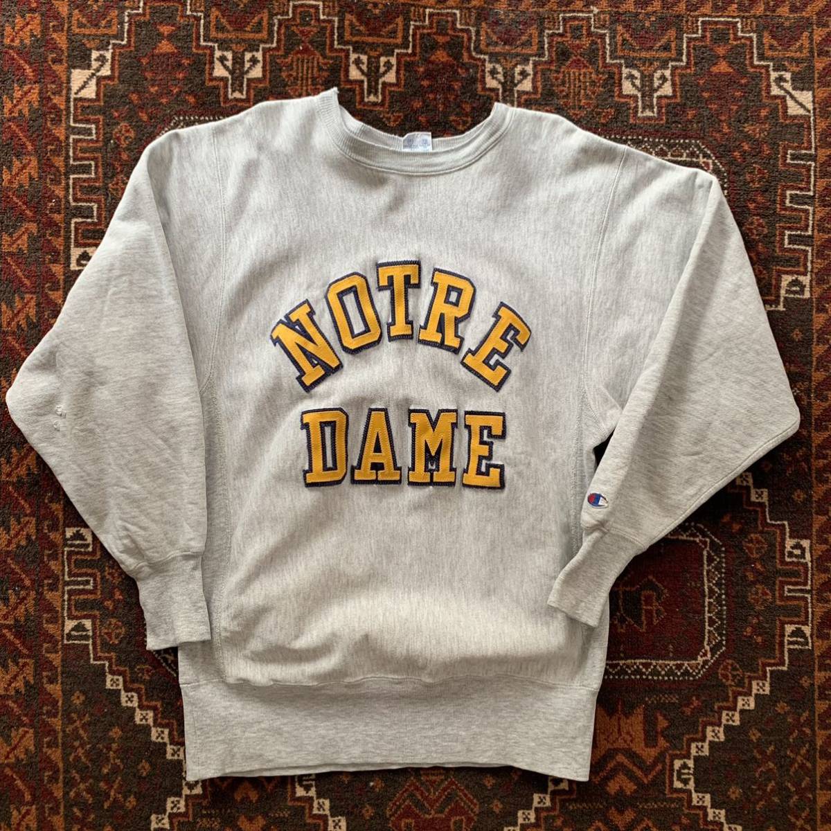 90s vintage sweat shirt USA製 リバース 完全目無 特注製作 www.esn