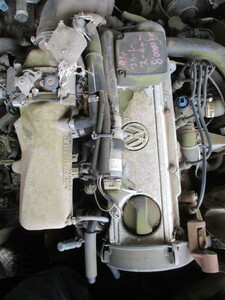 ■ワーゲン コラード G60 エンジン 中古 ジャンク 50PG PG 約80000km 1991年 部品取あり オイルパン スーパーチャージャー カムシャフト ■