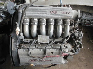 ■Alfa Romeo 156 V6 2.5L engine 中古 ジャンク 2001 932A1 部品取Yes クランクシャフト ヘッド ブロック Oilパン ■