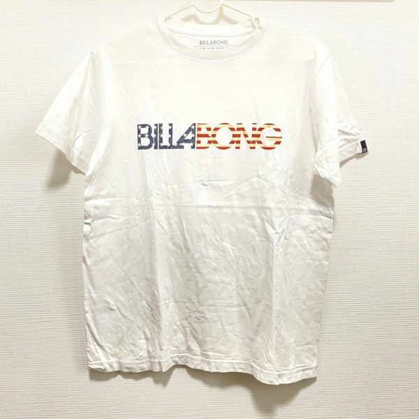 BILLABONG 半袖Tシャツ ホワイト カジュアル ◎14-45