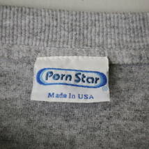 [USA製]90s Porn Star Tシャツ L ポーンスター Old Skate オールドスケートT ストリート ヴィンテージ エロT プリントT カレッジ 古着 80s_画像8