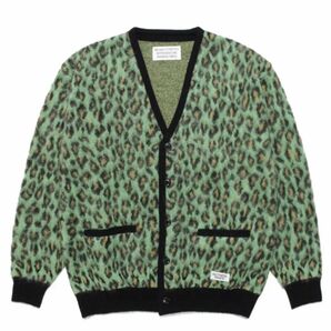 『WACKO MARIA』/ワコマリア LEOPARD MOHAIR CARDIGAN モヘア カーディガン Lサイズ