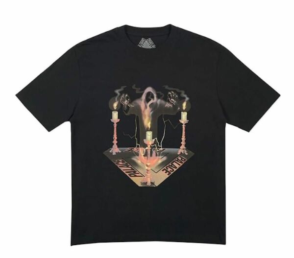 【XL】 PALACE SPOOKED Tシャツ ブラック