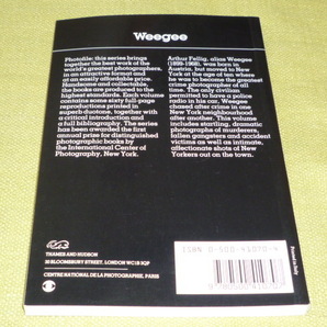 ウィージー 写真集 Weegee THAMES AND HUDSON PHOTOFILE 洋書の画像2