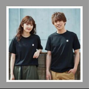 【未開封新品】ノースフェイス　Tシャツ ワンポイント　シンプル　スクエアロゴ　メンズMサイズ　静電ケア設計　ニット生地　男女兼用