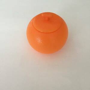  orange ice container toy case 