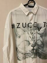 美品◆zucca ＃ZUCCATS　zucca×Masayuki Oki　ねこフォトプリントビッグシャツ◆ブラウス◆ ぶさにゃん_画像7
