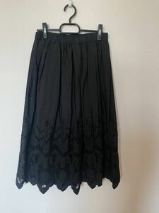 Одна красивая статья ◆ Zucca Zukka Ambroydary кружевная юбка ◆ Черная