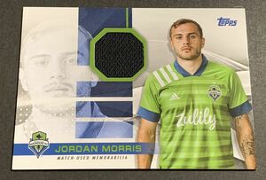 2020 Topps MLS Jordan Morris Match-Used Memorabilia Jersey /319 JR-JM ジョーダン・モリス　ジャージ　319枚限定　シリアル