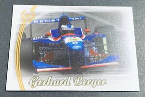 2006 Futera Grand Prix Gerhard Berger /175 Driver Memorabilia 02 F1 Formula 1 ゲルハルト・ベルガー　メモラビリア　175枚限定