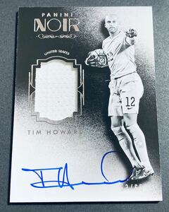 2016-17 Panini Noir Tim Howard Jersey Auto /65 No.MB-TH United States ティム・ハワード　サイン　ジャージ　65枚限定　アメリカ