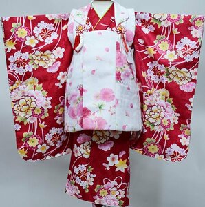  "Семь, пять, три" 3 лет 3 лет три лет три лет женщина . девочка кимоно hifu предмет полный комплект 100 цветок .. праздничная одежда новый товар ( АО ) дешево рисовое поле магазин NO38789
