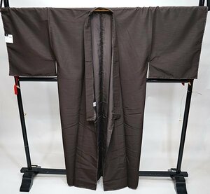 着物 長着 単品 茶色 男性用 S/M/L/LL/3Lサイズ 紋入れ可 新品（株）安田屋 NO29662-1