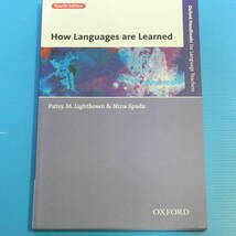 How Languages Are Learned (Oxford Handbooks for Language Teachers)_画像1