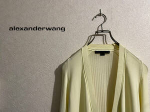 0 ALEXANDER WANG front long cardigan / Alexander one gown yellow S Ladies #Sirchive