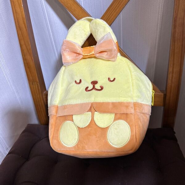 全新美品! ハンドバッグ えこん ポムポムプリン 非売品 サンリオ