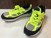 New Balance ニューバランス ローカットスニーカー イエロー 26.5cm M992AF USA製 JS-402723_画像2