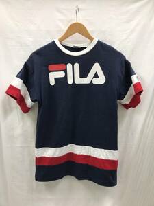 FILA X-girl フィラ エックスガール 半袖Tシャツ ネイビー 140サイズ 23042602