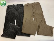 【O-2549】MICHEL KLEIN ミッシェルクラン レディース パンツ サイズ40 2本 まとめ ブラック系 ブラウン系 コットン混 現状品【千円市場】_画像1