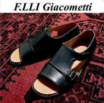 F.LLI Giacometti ダブルモンクサンダル36.5 上代8.7万/【土日月1500円OFFクーポン配布】フラテッリジャコメッティLAND OF TOMORROW取扱_画像2